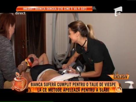 Prin ce chinuri cumplite trece Bianca Drăguşanu pentru a avea o talie de viespe