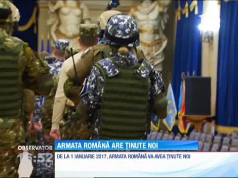 Armata română are ținute noi