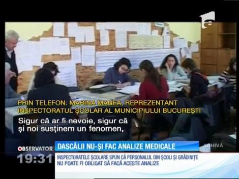 Dascălii nu-și fac analize medicale. În Dolj, peste 100 de preşcolari sunt suspecţi de tuberculoză din cauza unei educatoare