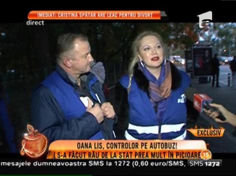 Oana Lis, controlor pe autobuz: ”A, uite că vine. Ăsta trebuie să-l luăm”