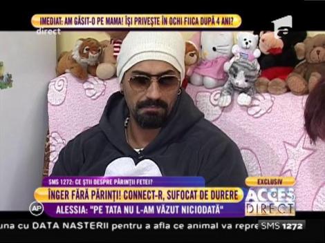 Sufocat de durere, Connect-R sare în ajutorul unei fetițe părăsite de ambii părinţi