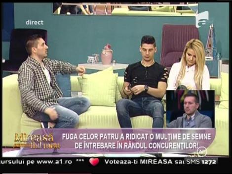 Teoriile concurenţilor, despre fuga celor patru!