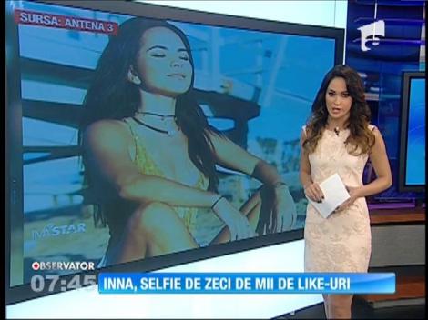Și ce cap frumos răsare, al cui să fie oareeeeeee? Frumoasa Inna, selfie cu peste 60.000 de like-uri