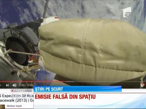 Emisiune falsă din spațiu