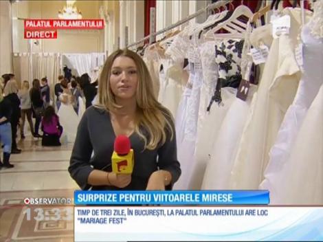 La târg, ca la nuntă. Zeci de domnişoare s-au înghesuit la "Mariage Fest" în Capitală
