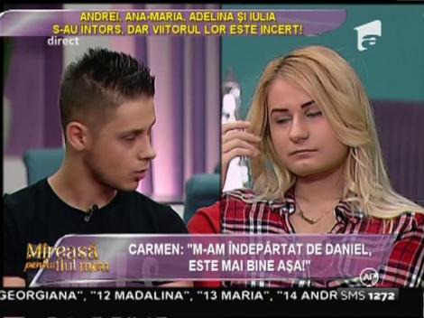 Carmen de la "Mireasă pentru fiul meu": "M-am îndepărtat de Daniel, este mai bine aşa!"