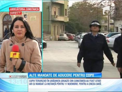 Cei cinci copii din Constanţa terorizaţi în grădiniţa groazei sunt pentru a cincea oară chemaţi cu mandat la judecătorie