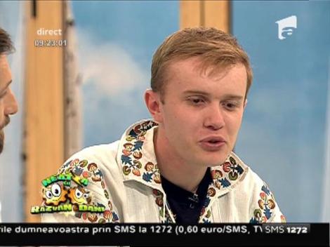 Ionuţ Rusu, finalist iUmor", invitat la Neatza! Cel mai share-uit român al momentului a făcut din nou show!