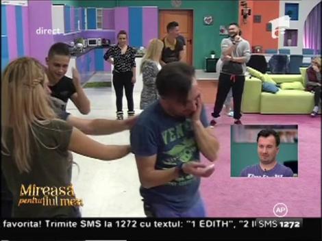 Sergiu de la "Mireasă pentru fiul meu" a primit un cap în figură de la Maria