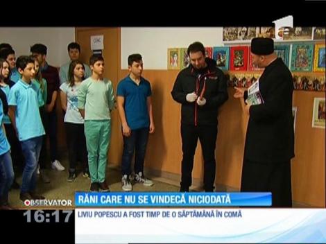 COLECTIV - UN AN. Liviu Popescu a fost timp de o săptămână în comă