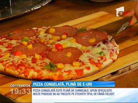Pizza congelată, plină de chimicale