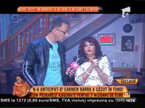 Carmen Hara era cât pe ce să câştige 3 milioane de dolari într-o fracţiune de secundă!