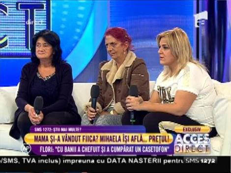 Valeria, mama Mihaelei, a cumpărat un casetofon cu banii luați pe fiica sa