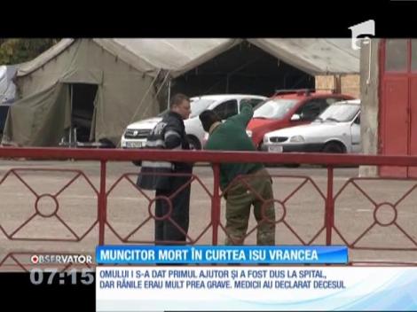 Muncitor mort în curtea ISU Vrancea