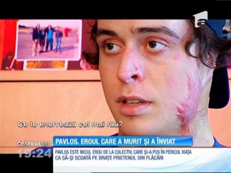 Colectiv, un an. Pavlos, eroul care a murit și a înviat: ”A trebuit să calc oameni în picioare!”