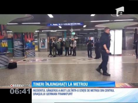 Atac sângeros, cu un cuțit într-o staţie de metrou din Germania