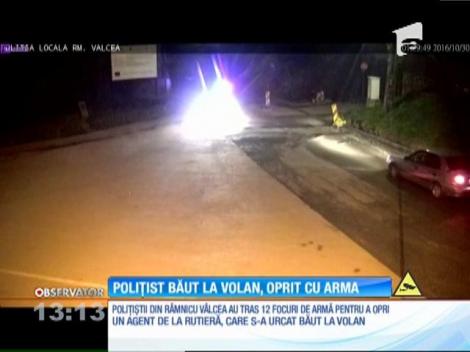Un poliţist de la Poliţia Rutieră din Călăraşi, care s-a urcat băut la volan, a fost urmărit cu arma pe străzile din Râmnicu Vâlcea