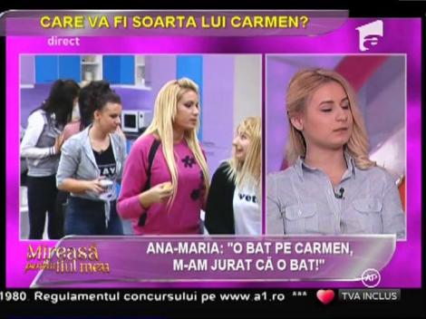 Război total la "Mireasă pentru fiul meu". Ana-Maria: "M-am jurat că o s-o bat pe Carmen!"