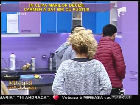 Cristi şi Dănuţ trebuie să treacă "testul" fetelor. Cei doi sunt analizaţi la sânge de domnişoarele din casă!