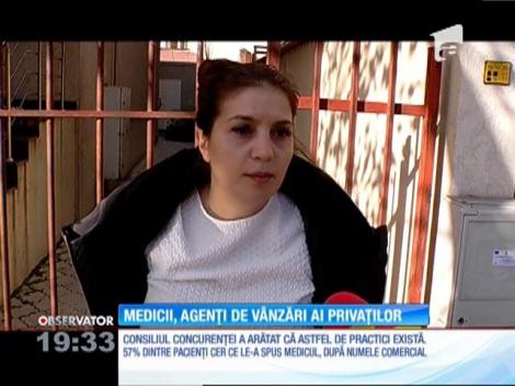Medicii, agenţi de vânzări ai privaţilor