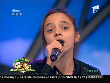 ”Wrecking Ball” n-a sunat niciodată mai bine! Daria de la ”Next Star”, o Miley Cyrus care cântă de ”rupe pământul”!