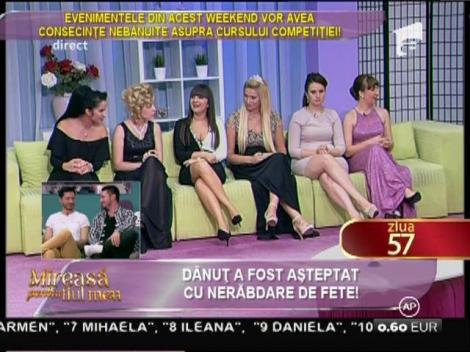 Dănuţ, fost concurent, a revenit în casa "Mireasă pentru fiul meu". Fetele l-au așteptat nerăbdătoare: "Am emoții mai mari decât voi"
