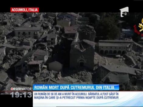 Italia: Un român şi-a pierdut viaţa, după ce şi-a petrecut noaptea dormind în maşină din cauza seismului din Accumoli