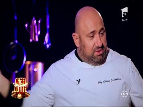 Chef Cătălin Scărlătescu, supărat că a pierdut proba în fața lui chef Sorin Bontea