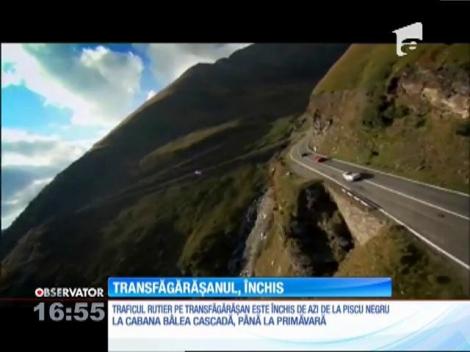 Transfăgărăşanul a fost închis!