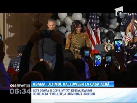 Barack Obama a petrecut ultimul Halloween la Casa Albă
