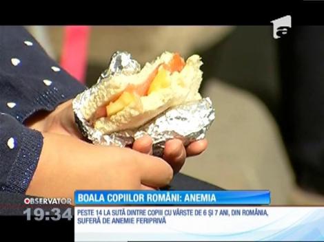 Statistică îngrijorătoare! Peste jumătate din copiii români, cu vârste de până la cinci ani, suferă de lipsă de fier