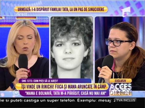 Miruna: "Am rămas fără casă şi trăim din pensia mea alimentară!"