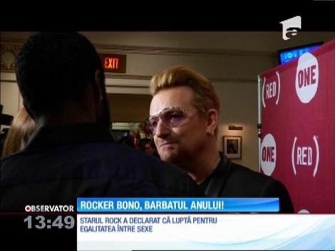 Rockerul Bono, bărbatul anului 2016