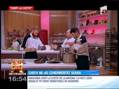 VĂ MULŢUMIM! Show-ul "Chefi la cuţite", RECORD absolut de audienţă