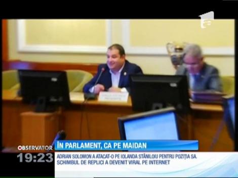 Adrian Solomon a jignit secretarul de stat venit să atragă atenţia parlamentarilor că nu există bani în buget pentru măriri de lefuri