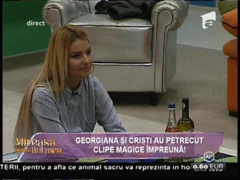 Cristi și Georgiana, clipe magice împreună!