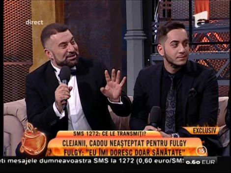 Fulgy: "Eu îmi doresc doar sănătate"