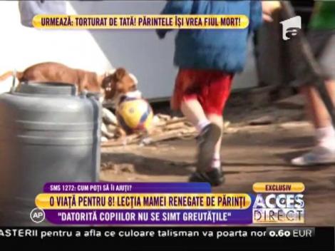 Opt suflete nevinovate sunt condamnate să trăiască într-o sărăcie lucie! Mama copiilor: "Dorm unul peste altul!"