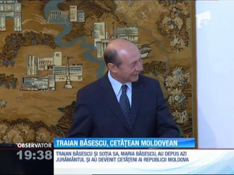 Traian Băsescu a devenit cetăţean moldovean