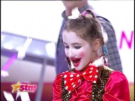 „Fetița-clovn” Daria Zamfir a câștigat cea de-a opta ediție „Next Star” cu un număr fascinant de pantomimă, magie și actorie! Scena a devenit o arenă de circ!