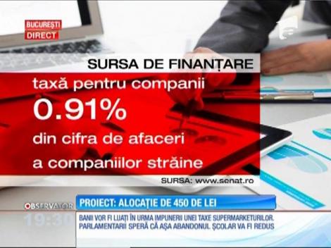 Alocaţia de stat ar putea creşte la 450 de lei pe lună din 2017