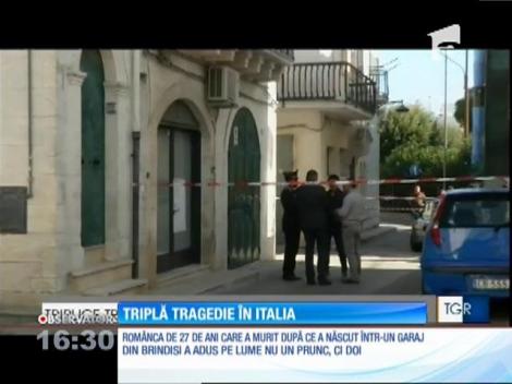 Rom&acirc;nca găsită moartă alături de bebeluşul ei, &icirc;ntr-un garaj din Italia, ar fi născut gemeni