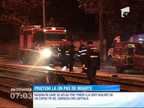 Trei tineri au fost răniţi pe bulevardul Ghencea, din Capitală