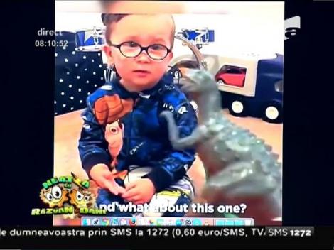 Smiley News: E mic, dar ştie toţi dinozaurii din lume!