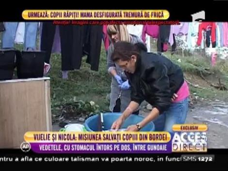 Vali Vijelie şi Nicola, în misiunea salvaţi copiii din bordei!
