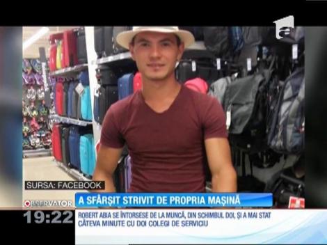 A sfârşit strivit de propria maşina