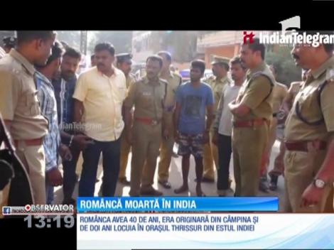 Româncă moartă în India