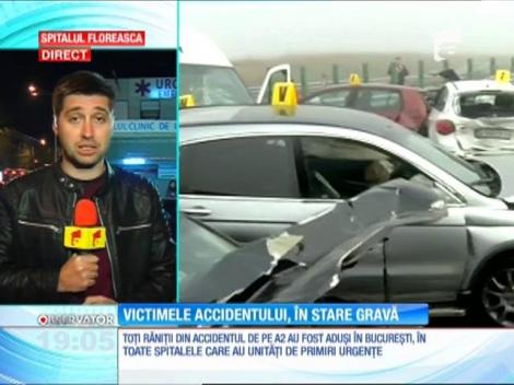 Care e starea victimelor de pe Autostrada Soarelui? Ultimele informații despre răniți, între care sunt și copii