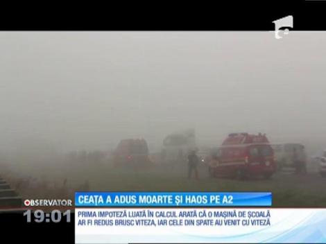 Filmul celui mai grav accident care a avut loc vreodată pe o autostradă din România