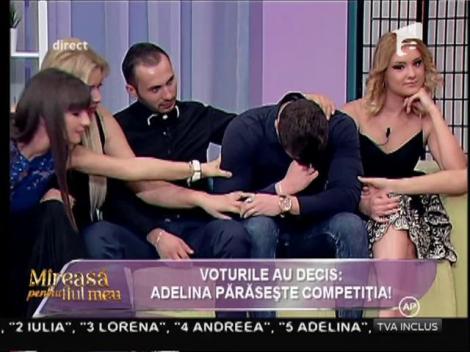 Voturile au decis: Adelina părăseşte competiţia "Mireasă pentru fiul meu!"